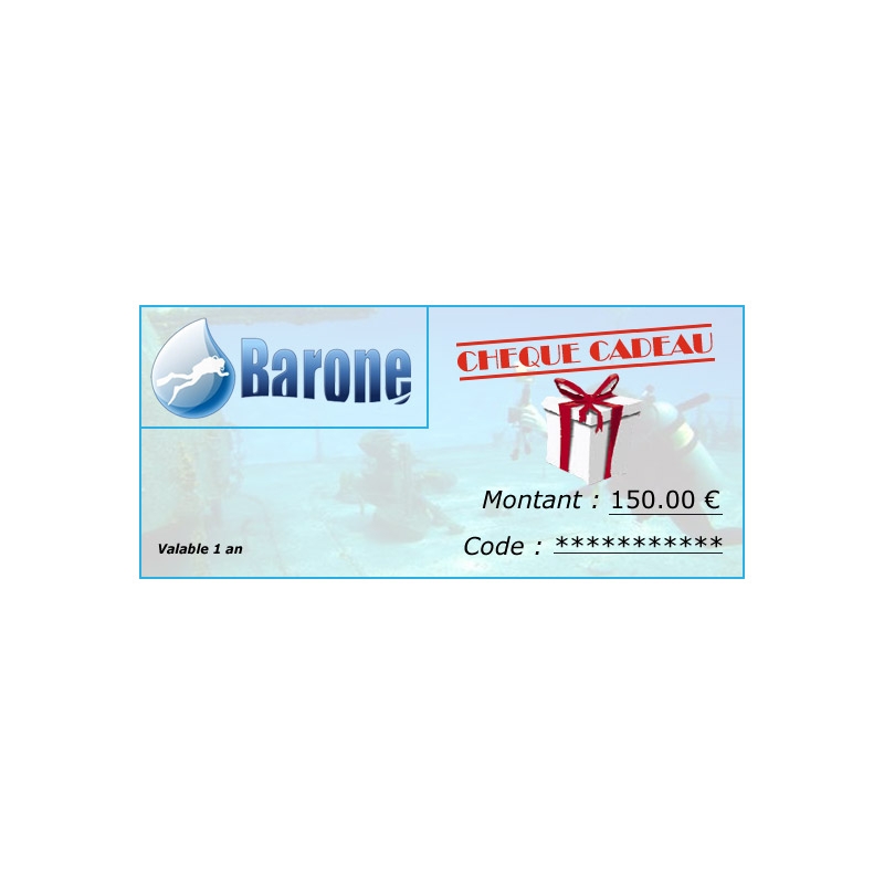 image: Chèque cadeau 150 € image: Chèque cadeau 150 €
