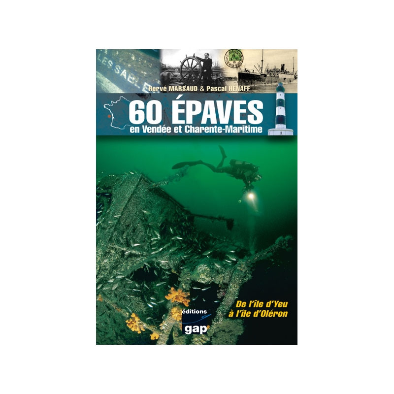 image: 60 epaves en Vendee et Charente Maritime
