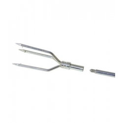image: 2 tridents baby équilatéraux zingues m6 Beuchat