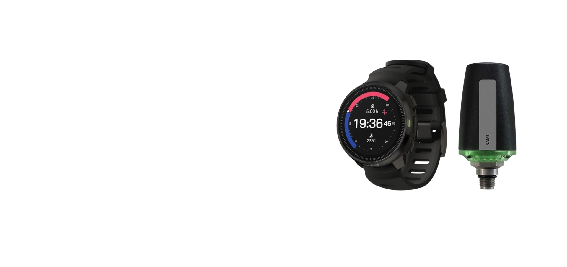 Ordinateur Suunto Ocean All Black avec émetteur